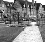 Commercial Gardens, Bradfield College Reading, Jane Fearnley-Whittingstall, Commercial Project, Pleached hornbeam, Fountain, Relaxing Garden, Random paving, Clay paviors, Garden lighting effects, Swan fountain, Stratford upon Avon, Roger Abbott, Opened by the Queen, Stainless steel swan, Bancroft gardens, Theatre gardens, The Heritage Lottery Fund, Victorian Pleasure garden, Reclaimed material, Summerhouse, Hill Close Gardens Trust, Warwick, Lawns, Plincke Landscape Architects