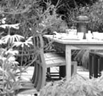 Domestic Gardens, Cottage style, Oak posts, Oak sleeper retainers, Gravel drive, Granite setts, Wootton Wawen garden, Deck steps, Curved deck, David Domoney, Awards Ceremony, Rudbeckia, Planting, Pathways, Reclaimed materials, Stone paving, Indian stone, Lighting Gravel, Steel walkway, Pergola, Rills, Bridges, Fencing, Trellis, Brickwork, Water feature, Panels, Garden landscaping, Hard landscaping
